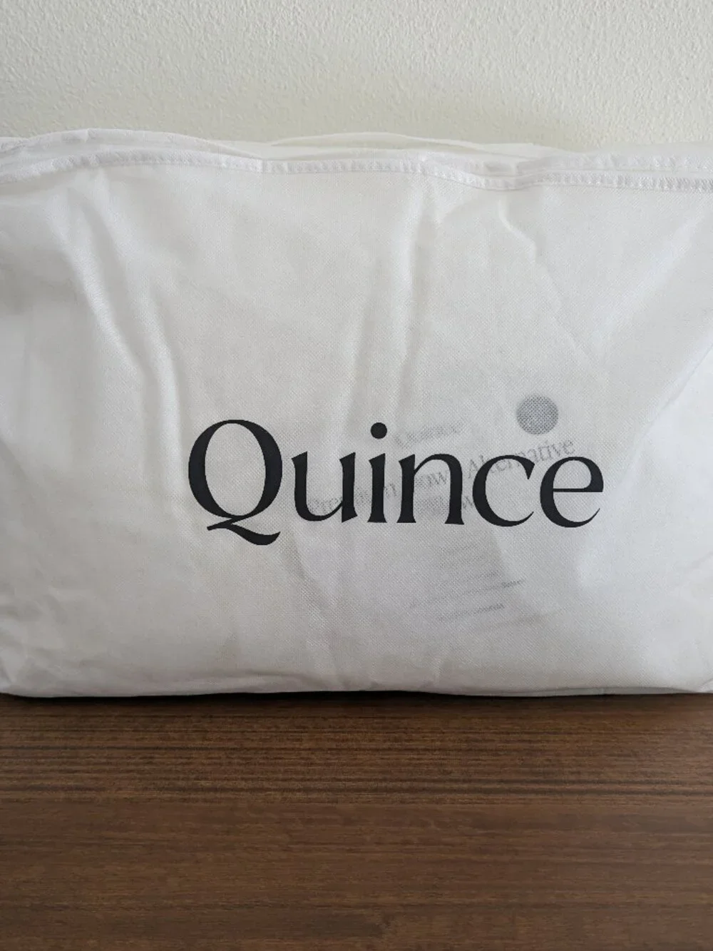Quince Premium Down Alternative Standard Medium Firm Pillow